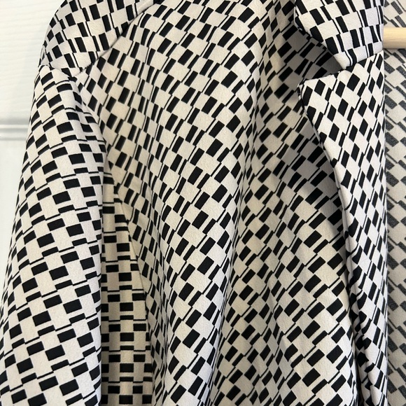 Dynamite Checkered Top with Tie - Picture 7 of 10
